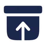 Archive Up SVG Icon